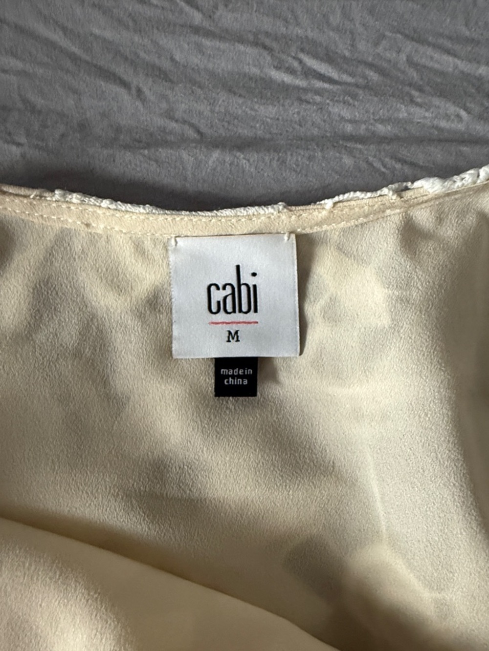 CAbi White Floral Lace Camisole - Picture 4 of 4